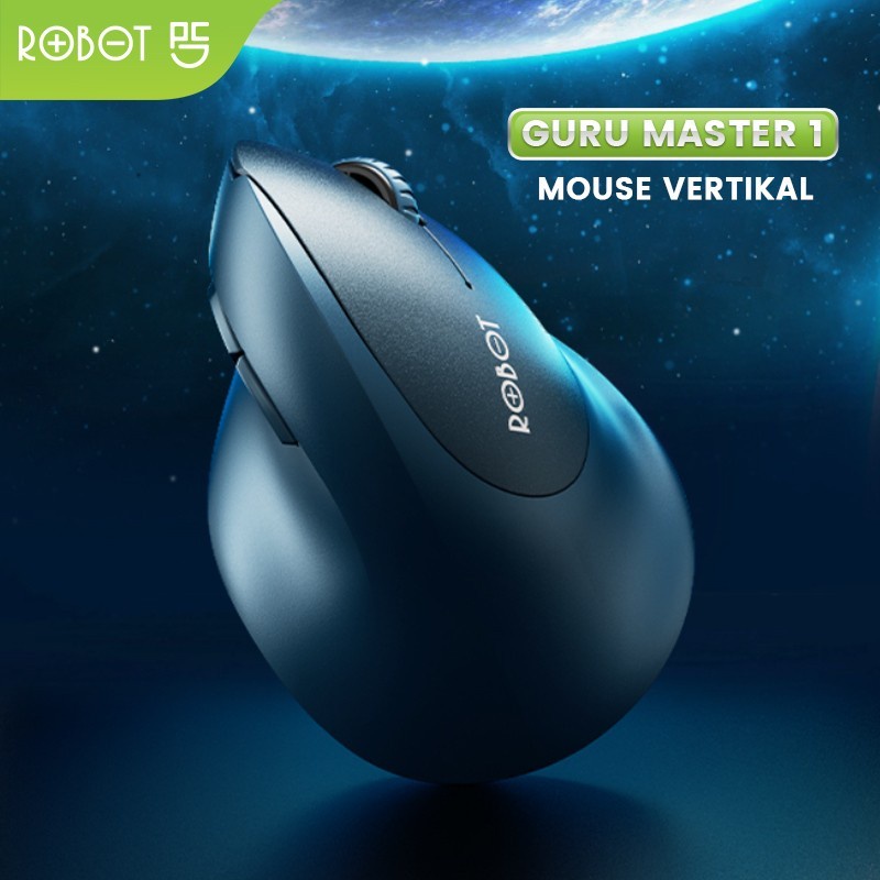 Mouse Robot Master 1 Vertical Ergonomic Wireless - Bluetooth &amp; 2.4G Dual Mode