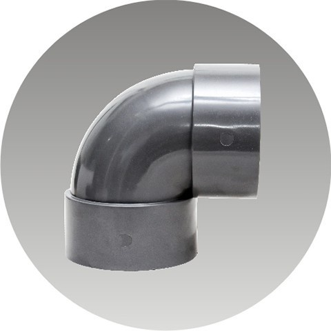 Samb Pipa Knee 2 1/2" merk sunrise sambungan pipa selang air peralon