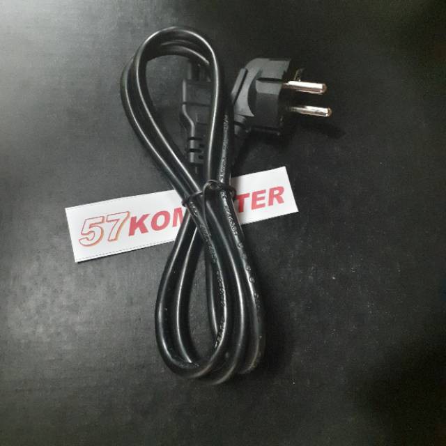 Kabel Power Adaptor Laptop Acer Asus Dell HP Lenovo 3 Lubang