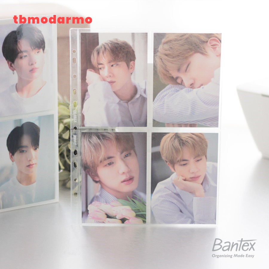 TBMO Bantex Collector Sleeve A4 Photocard 4P Clear 2153 08