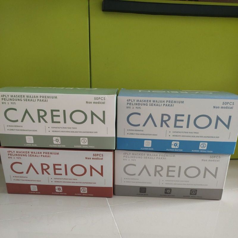 Masker Careion 4 Ply Premiun