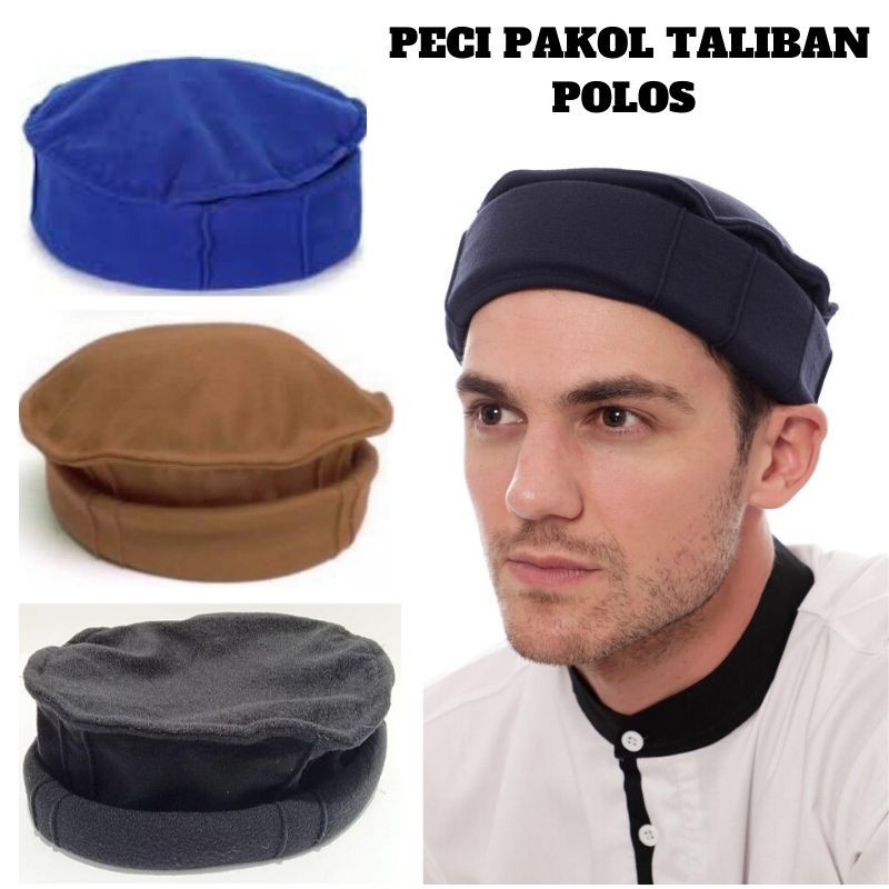 Peci Pakol / Topi Taliban / Peci Afganistan Polos