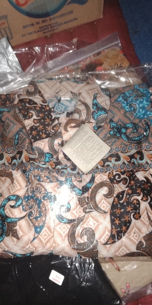 Kemeja Batik  Slim Fit Pria Lengan Panjang Original Batik Suffa