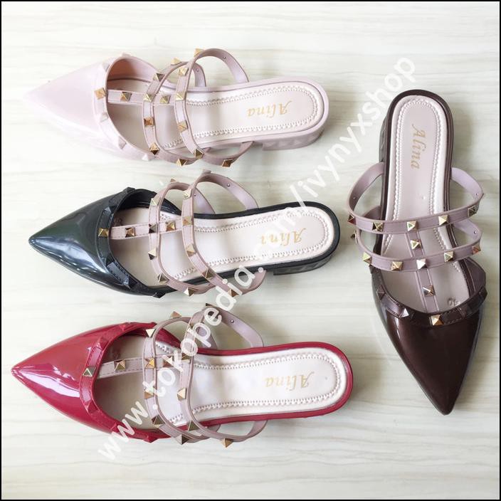 SANDAL JELLY VALENTINO SANDAL SELOP WANITA
