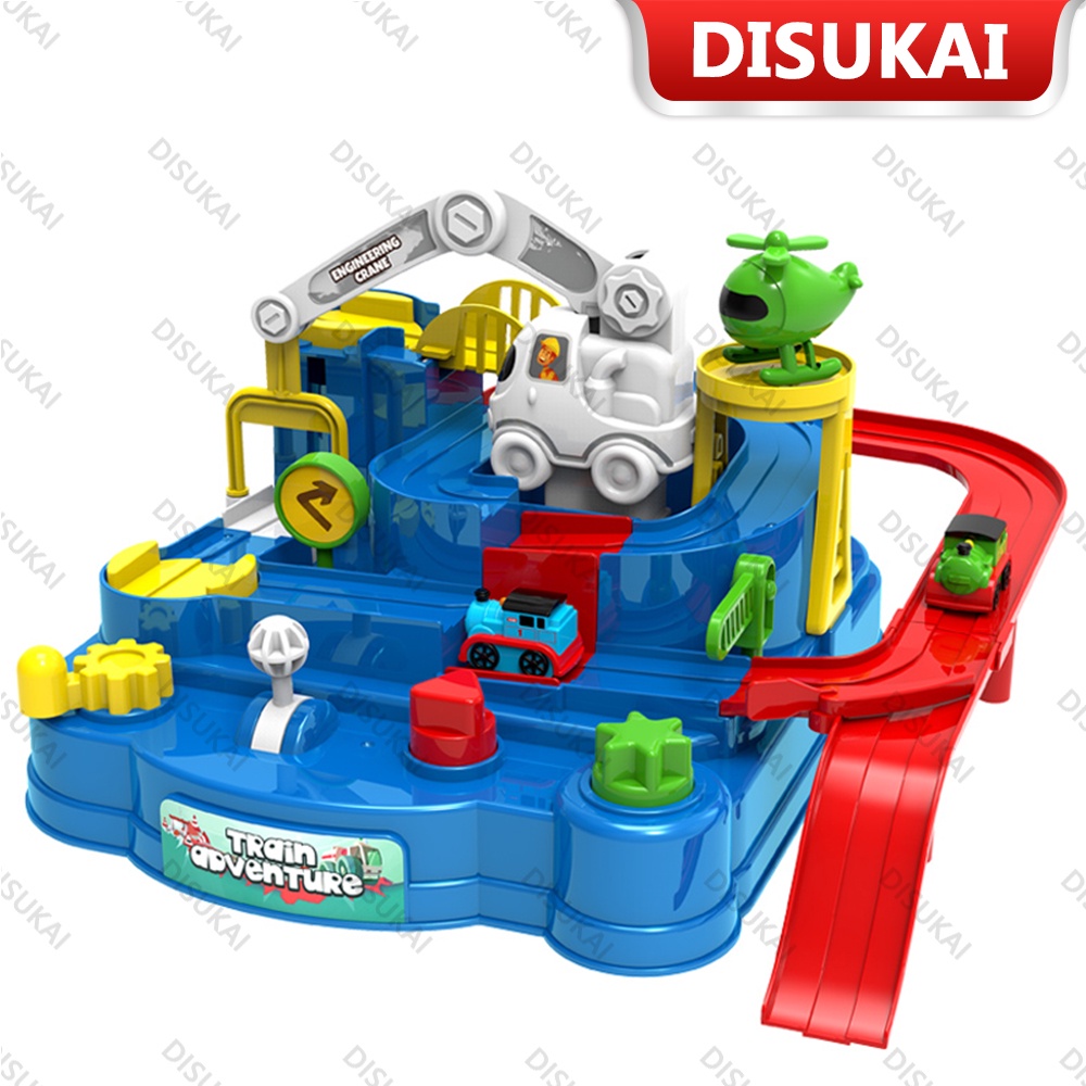 【Stok Baru】Mainan edukasi petualangan mobil Mainan edukatif, mainan puzzle, mainan anak