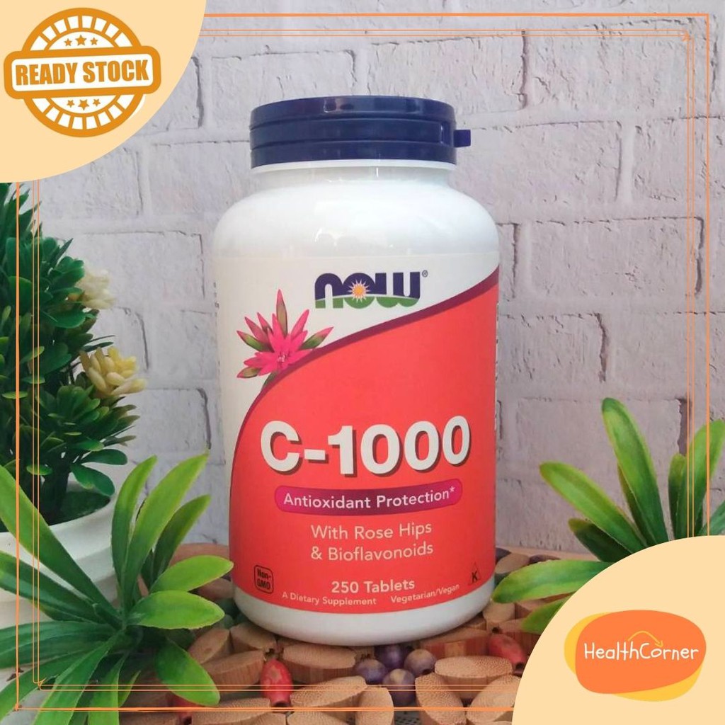 Now C 1000 Antioxidant 250tab - Now Vitamin C 1000mg