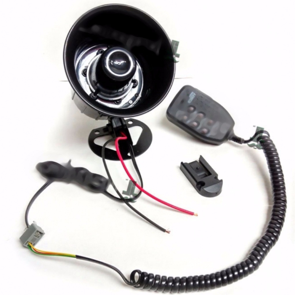 Klakson toa sirine polisi 6 suara mic