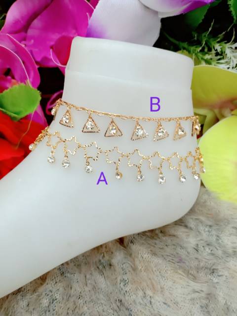 Xuping Gelang kaki cantik A-B