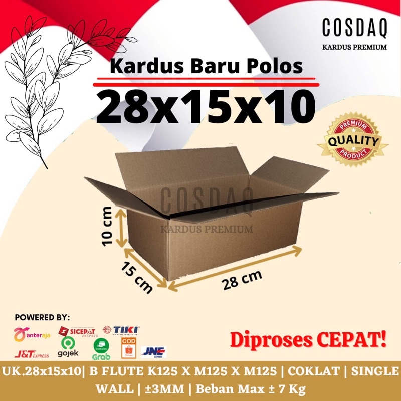 

DUS PACKING 28x15x10 cm DUS SENDAL SEPATU BARU POLOS KUAT KARTON BOX MURAH 28 x 15 x 10 cm