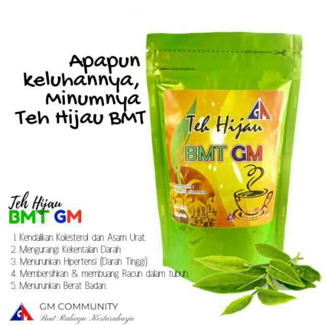 

Teh Hijau BMT GM, Teh Pelangsingan/Diet, Teh untuk Membuang Racun dalam tubuh.