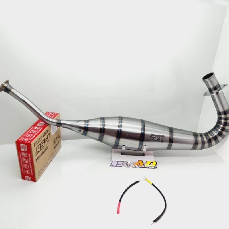 Perut knalpot Rs 1 Ninja R&RR perut 41 step jomblo glavanis riset Rs 1