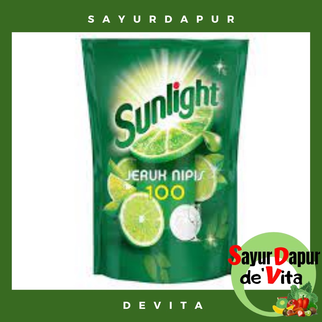 Sunlight Jeruk Nipis 100 / Cairan Pencuci Piring / 105ml