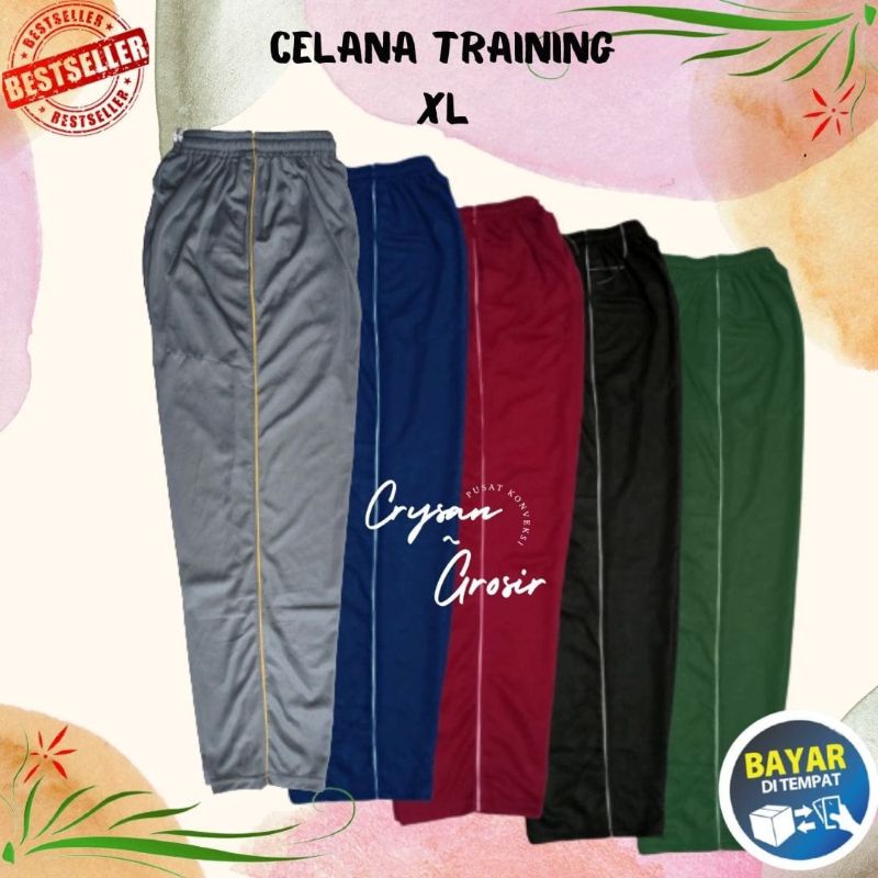 Celana Panjang Training Trening Olahraga Celana Traning Murah Pria Wanita Cowok Jumbo Panjang Joger Pria Laki Termurah