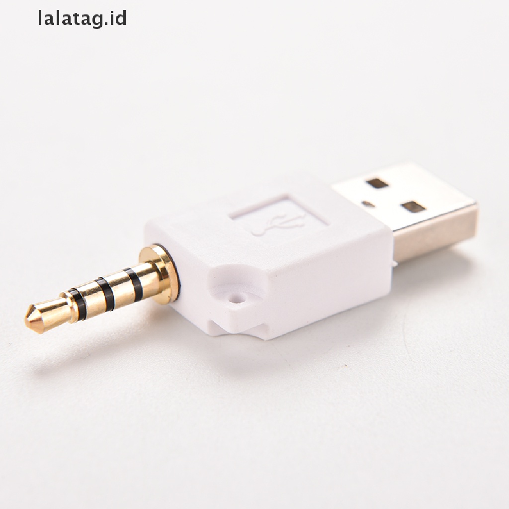 (Flyag) Adapter Konverter Jack Audio AUX 3.5mm Male Ke USB 2.0 Female (ID)