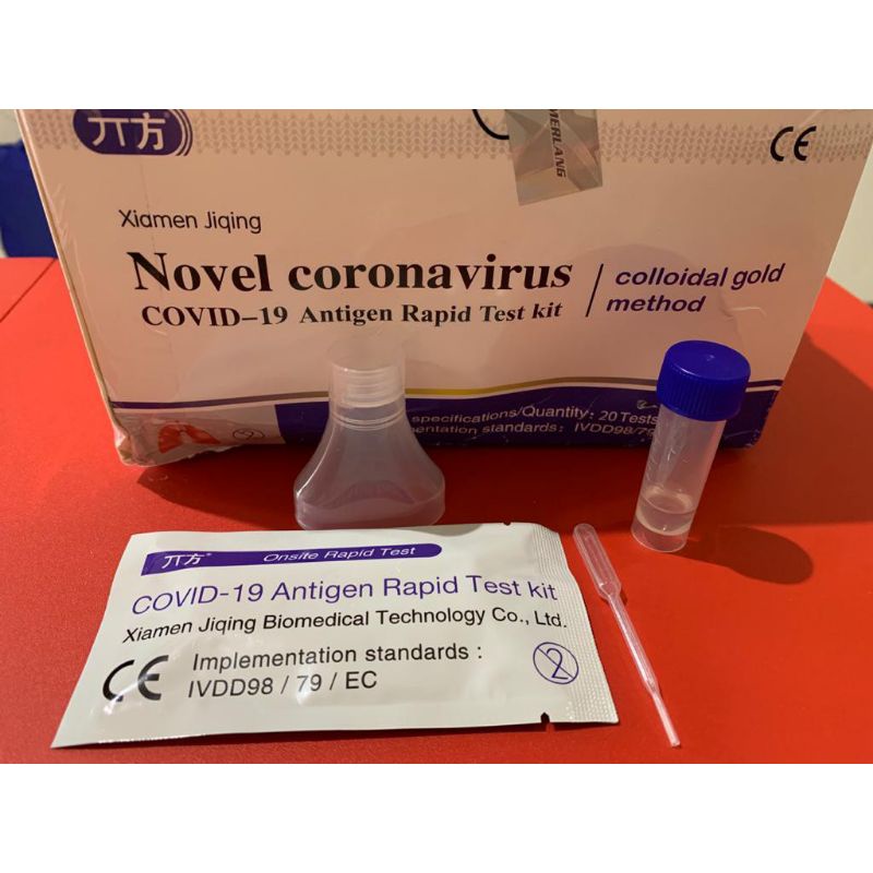 Test SALIVA Antigen COVID Kemenkes Novel Xiamen 1 pcs