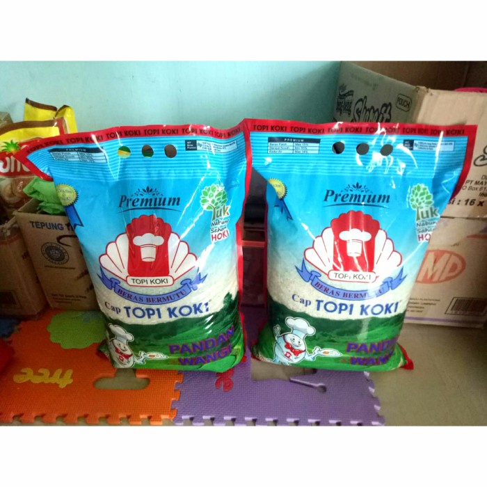 

bg20t01r Beras Topi Koki Pandan Wangi 5 Kg - 5 Kg Sv012Ss