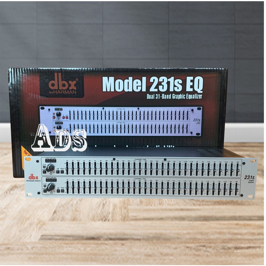 Equalizer 231 dbx 231s EQ 231S DBX 231S EQ ( Silver )