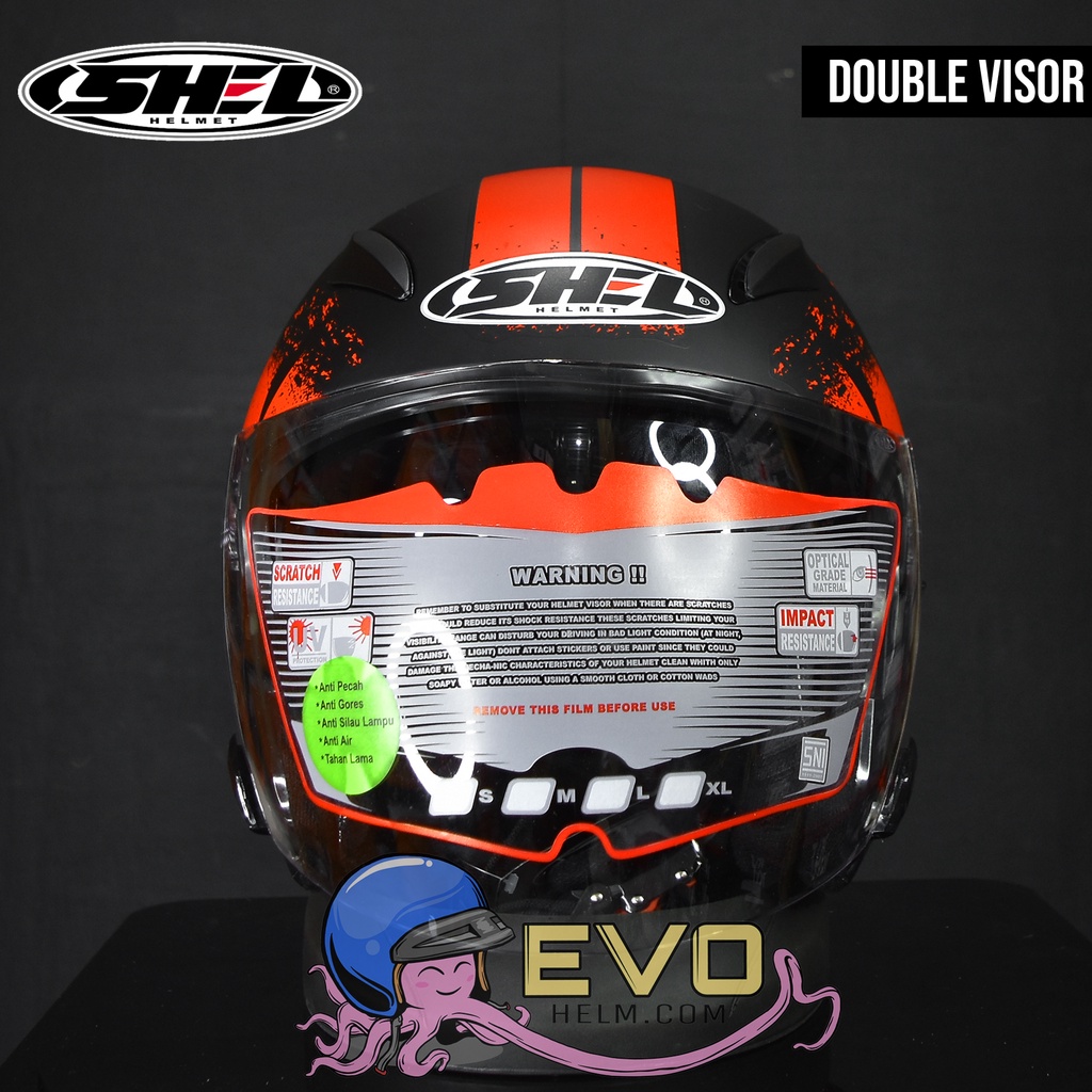 HELM HALF FACE SHEL ROVER SABER CARBON MOTIF LENGKAP ( ONGKIR 2KG SAJA )