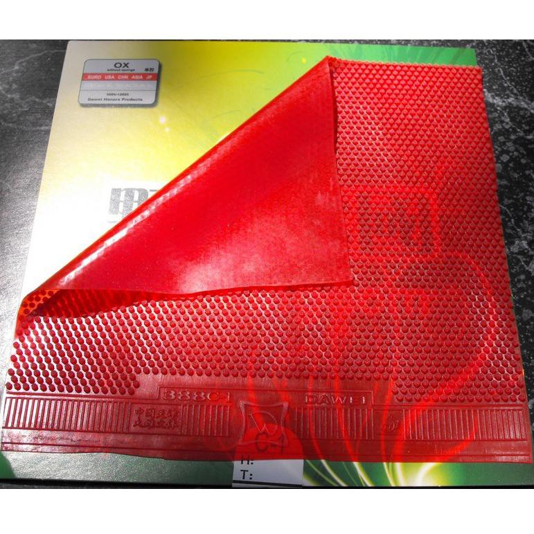 Dawei 388C-1 OX - Rubber Karet Bet Pingpong Bintik Serang Pendek (KODE 520)