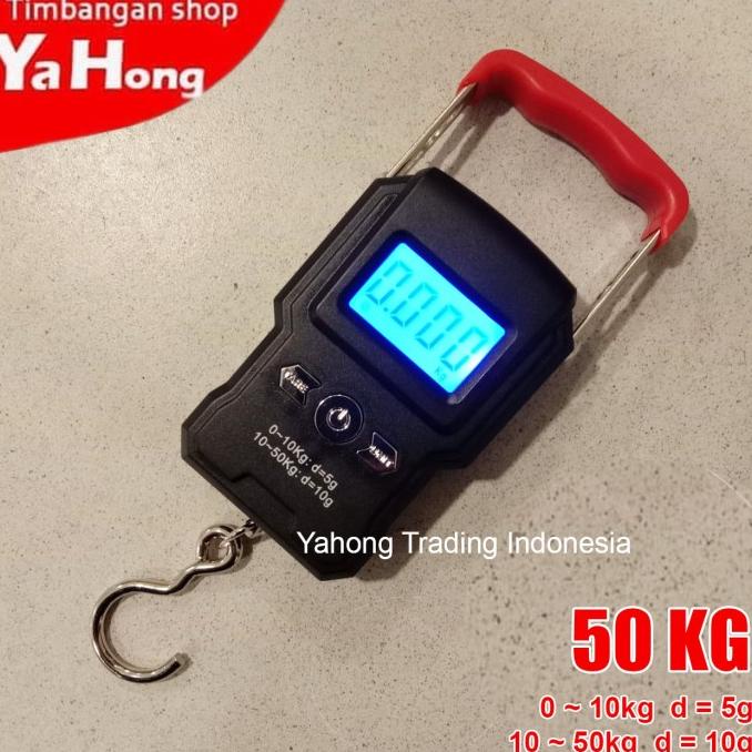 Timbangan Gantung Digital Buah Sayur Hewan Sembako Beras 50kg