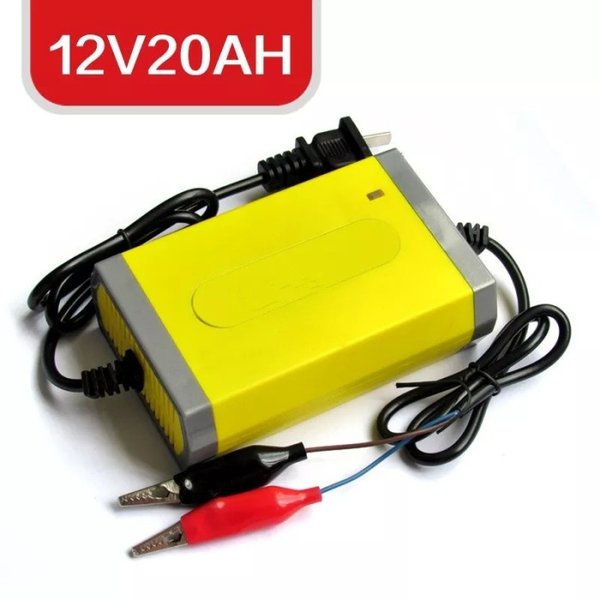 Charger Baterai Mobil Motor Electric 12V20AH M M Chip Intelligent DHW