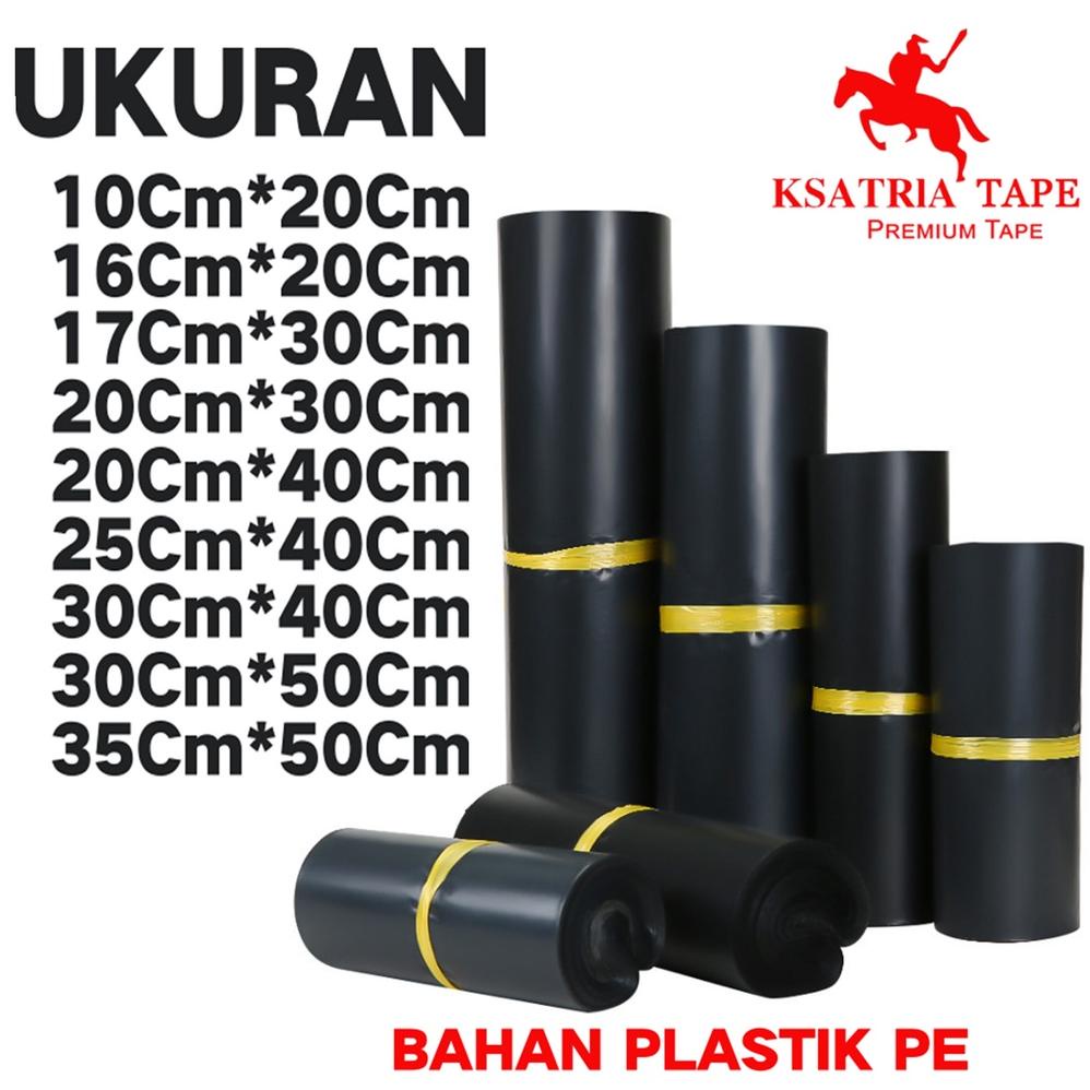

((BISA COD)) PLASTIK POLYMAILER Ksatria Tape AMPLOP PLASTIK PACKING OLSHOP isi 100 Pcs -COD