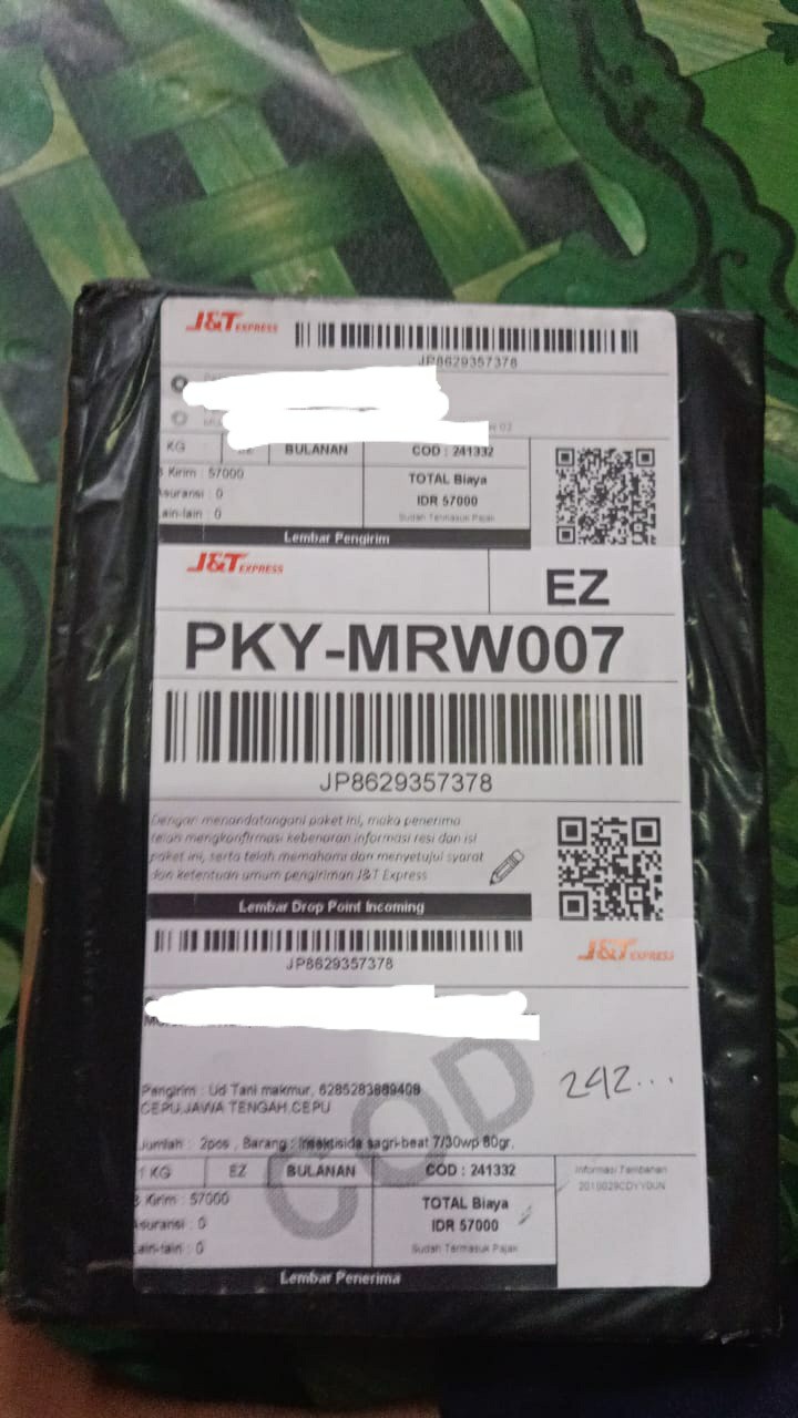 Insektisida Sistemik Ulat Grayak Sagri-beat 7/30wp 80gr