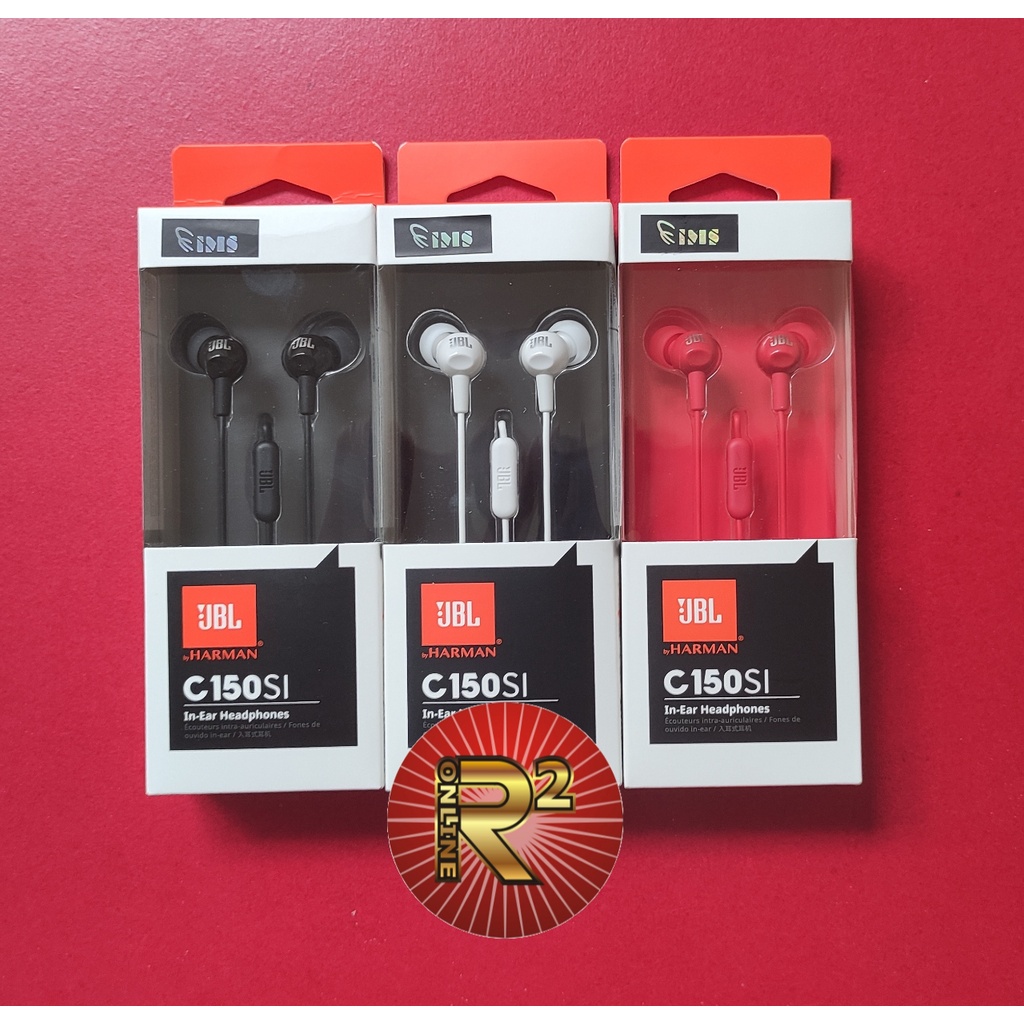 JBL C150Si In Ear Headphones With Mic Original Garansi IMS