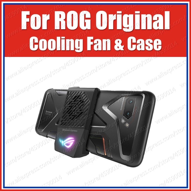 Asus Rog Phone 2 Aeroactive Cooler Fan Original + Aero Case Original