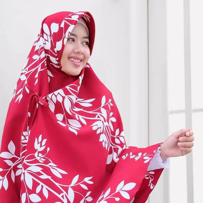 HIJAB SEMI INSTAN MEIZA MOTIF PREMIUM MONALISA JILBAB SYARI