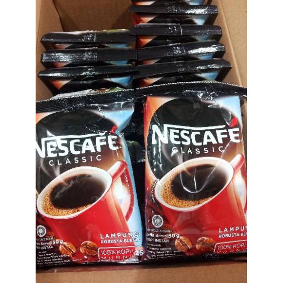 

✻BEST SELLER✫ Kopi nescafe classic sachet 2gr x10pc, 1 renceng ✯