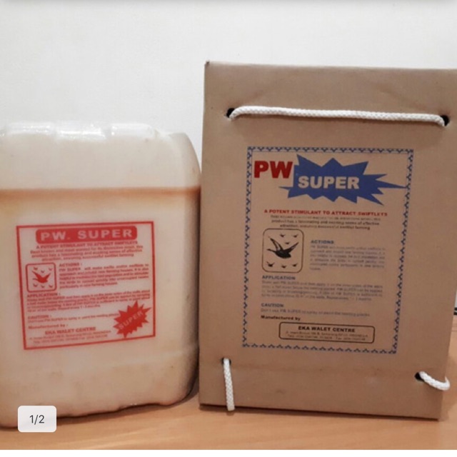 Parfum Walet PW super kemasan 10 liter/parfum walet /parfum rumah burung walet /parfum