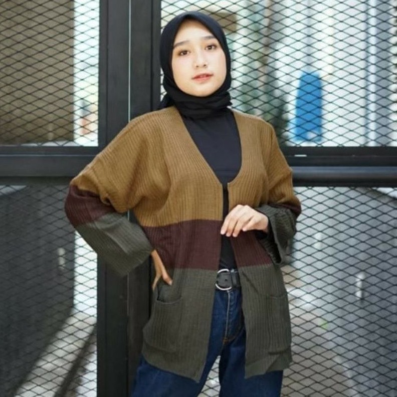 CARDIGAN PREMIUM HOT BRESKA SOFT KNIT RAJUT OUTWEAR WANITA - KARDIGAN WANITA REMAJA DEWASA RAJUT