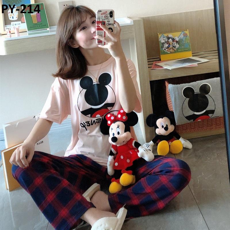 Piyama Import Dewasa | Sleepwear | Baju Tidur Wanita | Piyama Wanita Celana Panjang Import Premium Motif Karakter-5