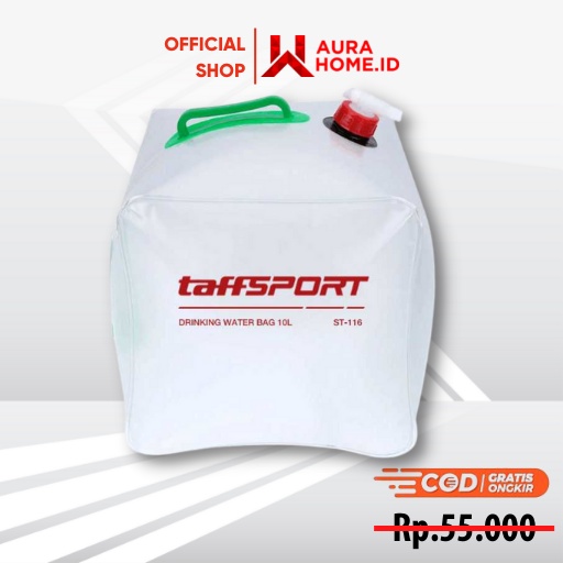 Kantong Air Portable Camping Water Storage 10 Liter Foldable / Jerigen Kantong Air Lipat Galon BPA F