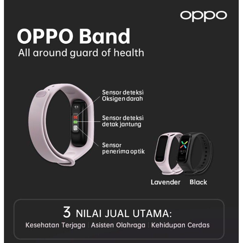 OPPO Band 2021 New - Smart Watch Original | Garansi Resmi OPPO Indonesia