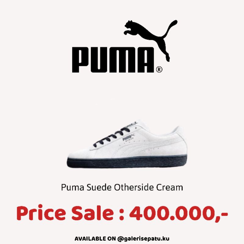 Sepatu Pria Puma Suede Otherside Cream