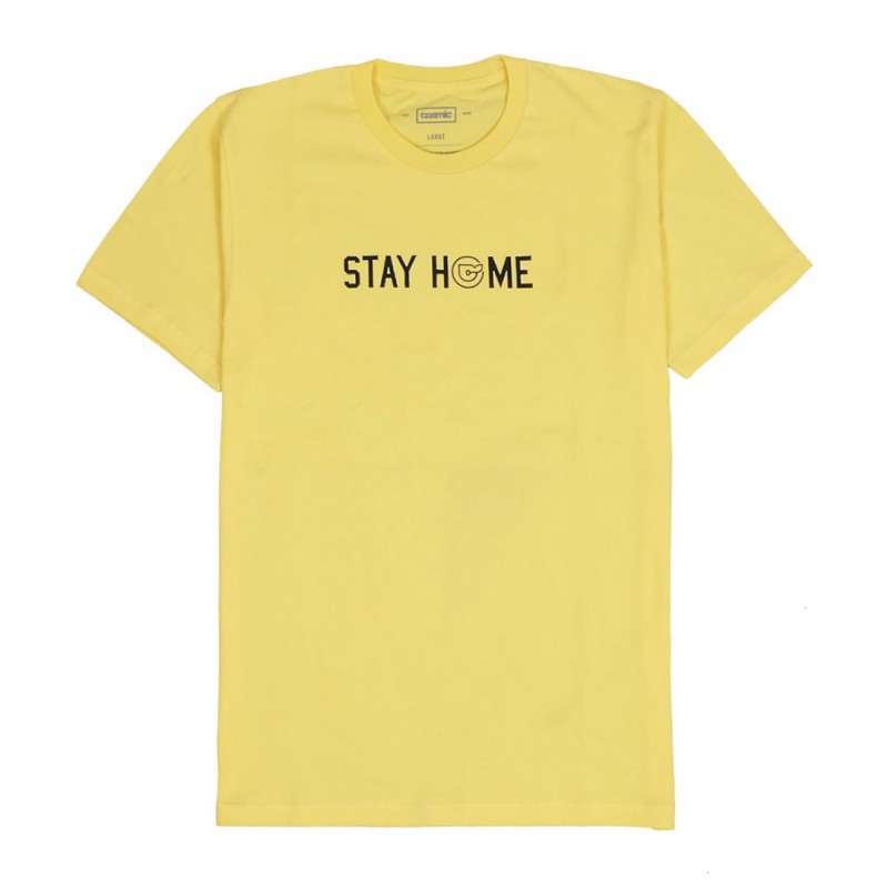 

Cosmic Tees Stay Home Yellow