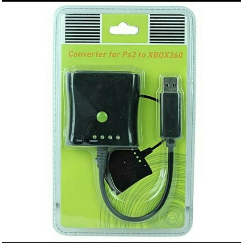 CONVERTER STIK PS2 TO XBO 360 / SAMBUNGAN STICK PS2 MAIN TO MESIN XBOX 360