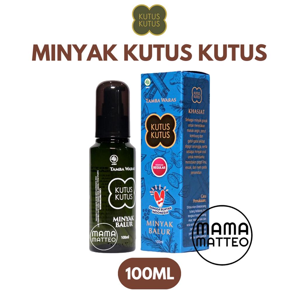 MINYAK KUTUS KUTUS Asli Tamba Waras 100ml / Minyak Balur Kutus-Kutus / MKK KUTUSKUTUS ORIGINAL BANDUNG