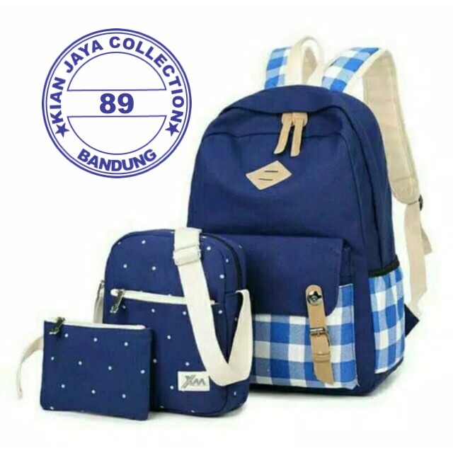 KIANJAYACOLLECTION89 - TAS RANSEL KOTAK 3 IN 1 TERMURAH