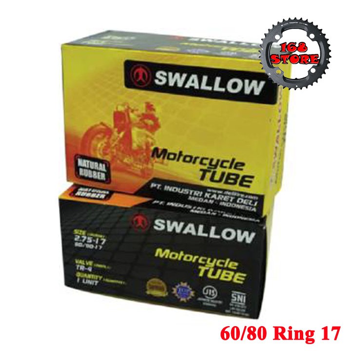 Ban Dalam Swallow Ukuran 60 80 Ring 17