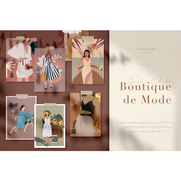 Boutique De Mode Graphic Collection