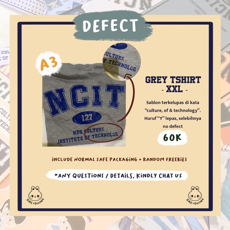 [DEFECT &amp; SAMPLE] NCIT Products by Baeboony