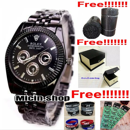 JAM TANGAN PRIA KEREN, JAM TANGAN PRIA ROL*X,JAM TANGAN PRIA RANTAI, JAM TANGAN FASHION PRIA