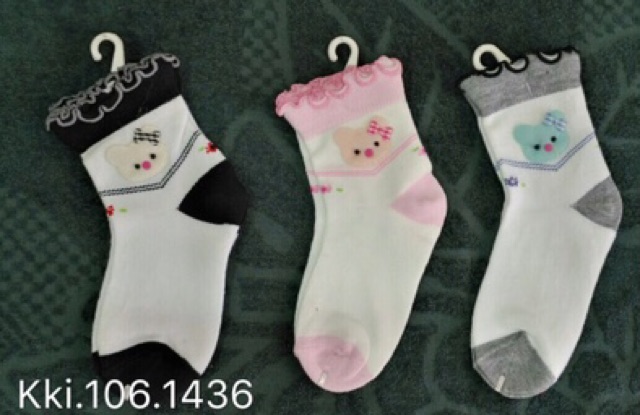 Kaos kaki bayi perempuan hello kitty lucu 9-15bulan