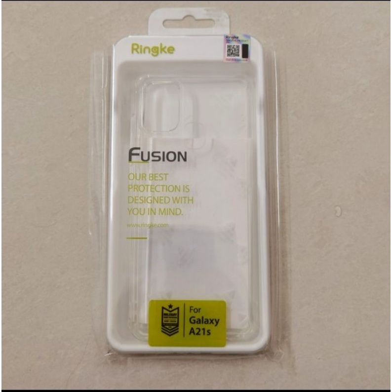 Case Ringke FUSION Samsung Galaxy A21s Casing Clear Bening