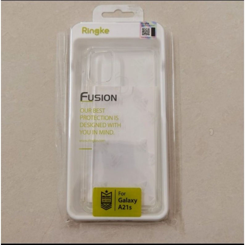 Case Ringke FUSION Samsung Galaxy A21s Casing Clear Bening