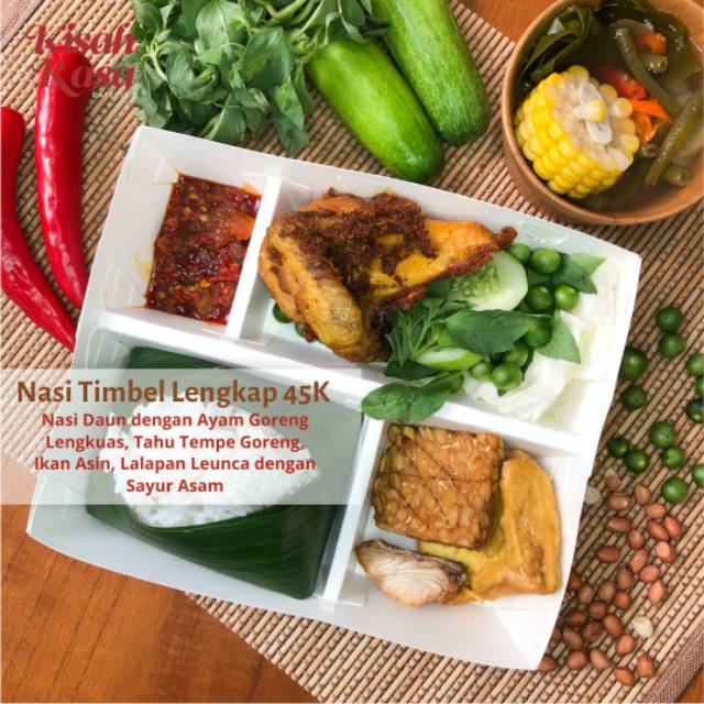 

Nasi Timbel Lengkap + Sayur Asem (5 box)