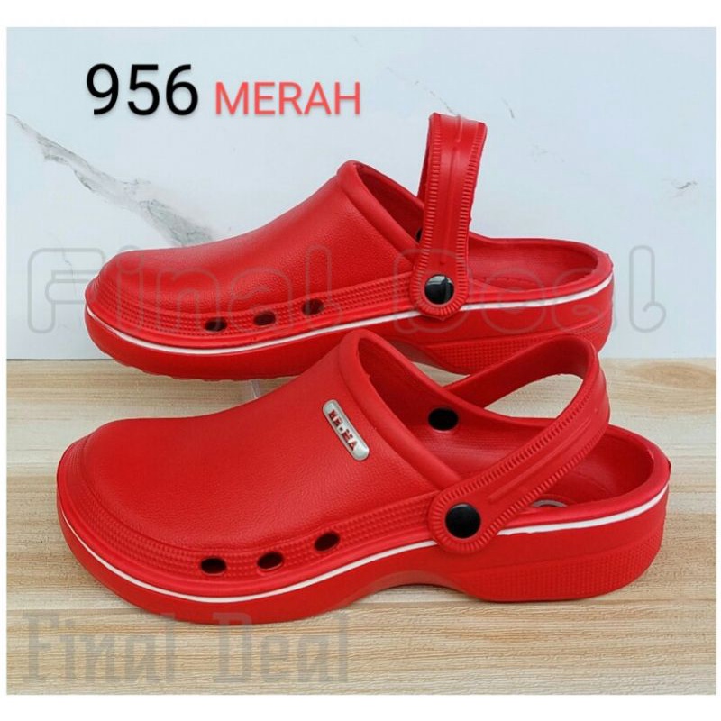 36-40 Sandal Kodok Hema, Sandal Medis Perawat Crocs, Sandal Umroh Haji, Sandal Santai, Sandal Kamar Mandi, Sandal Pabrik